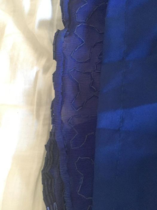 Rochie albastra exotica, de ocazie, Nunta / Revelion, marime S/M