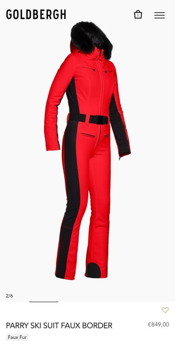 Ски екип Goldbergh червен цял