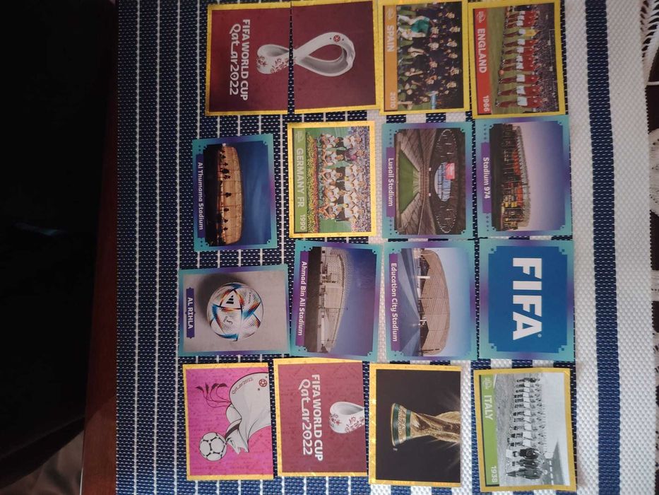 cartonase panini fotbal world cup 2022