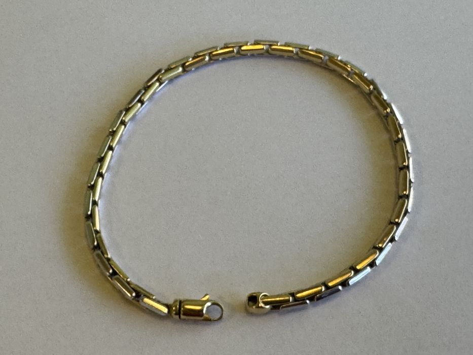 Bratara aur 18 k in doua culori Italia noua