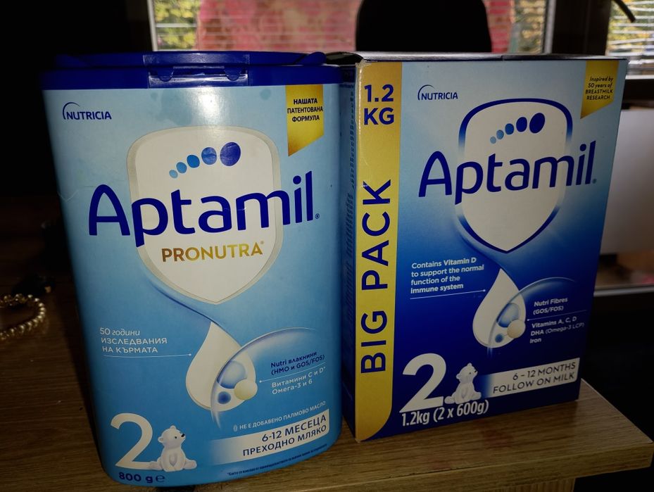 Адаптирано мляко Aptamil 2