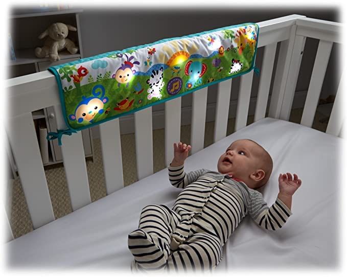 Fisher Price музикална интерактивна лампа за детска кошара, легло