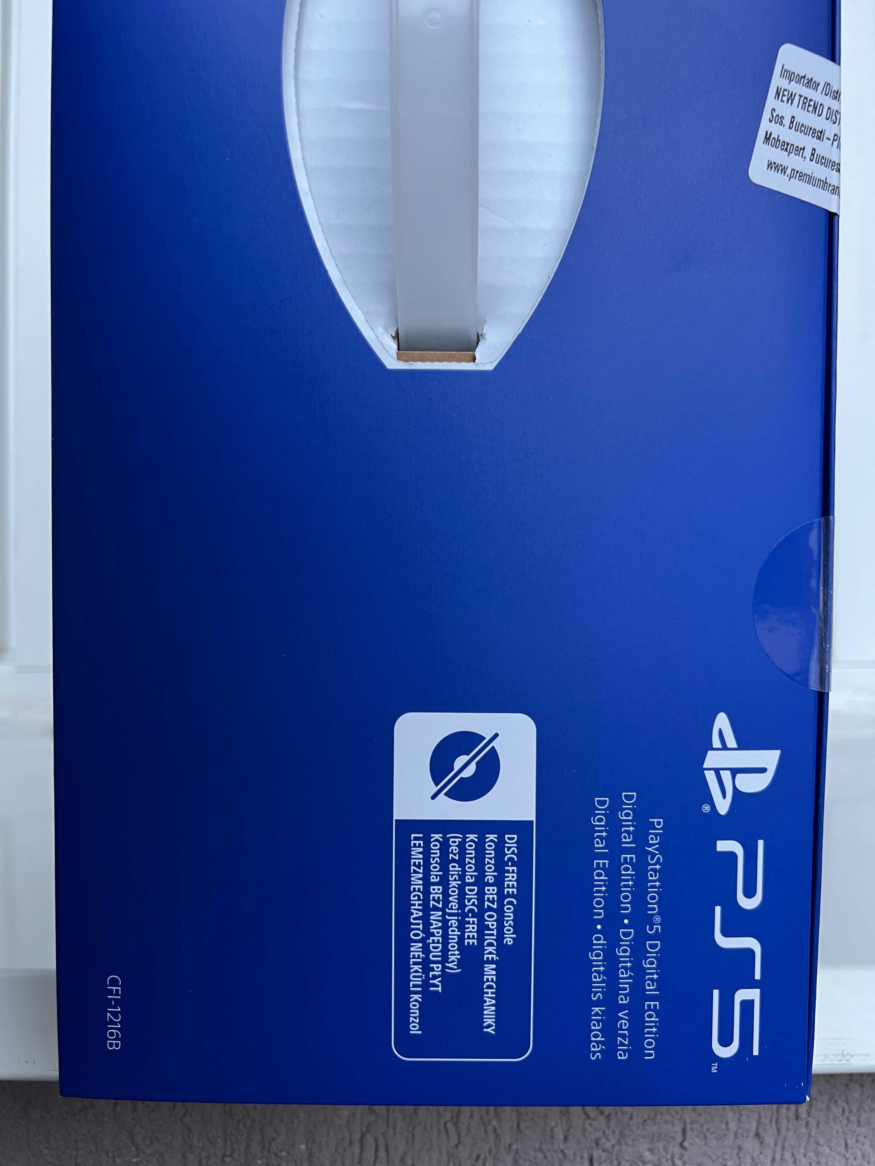 Consola PS5 PlayStation 5 Digital Noua, Sigilata, Fact+Garantie ORANGE