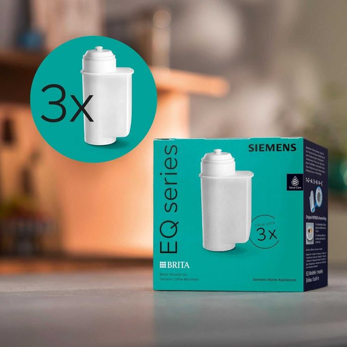 3бр Siemens Brita Intenza воден филтър за еспресо машини,изгоден пакет