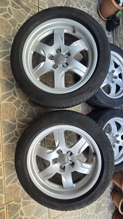 Jante aliaj 5x112 audi Anvelope iarna 225 50 r17 a5 a4