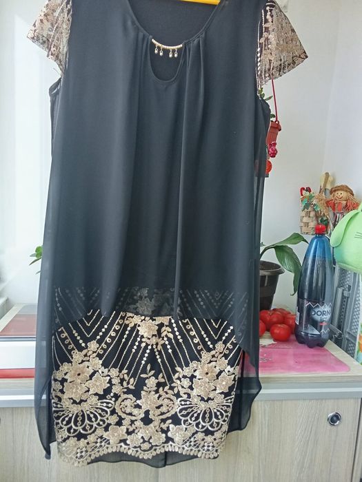 Rochie eleganta  lucrata manual