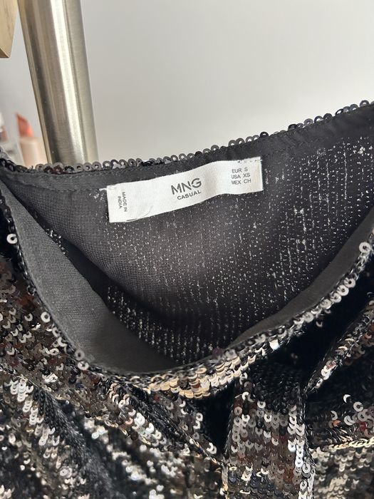 Fusta mini Mango cu paiete