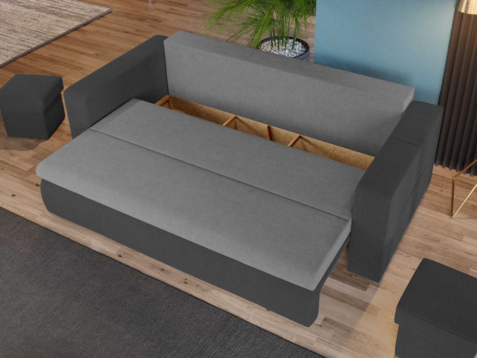 Canapea Extensibila Rita Gri Deschis / Gri
