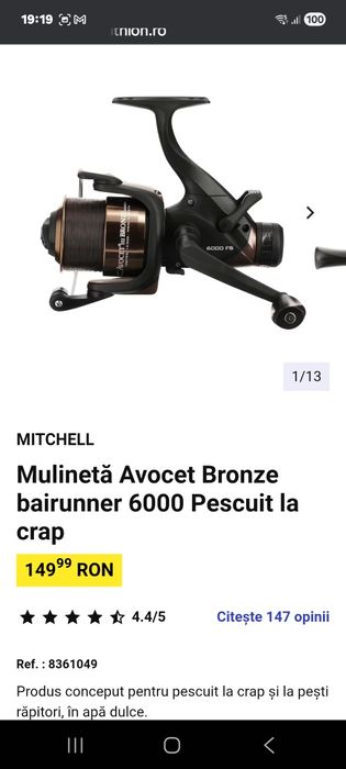 2 Mulinete 6000 cu baitrunner