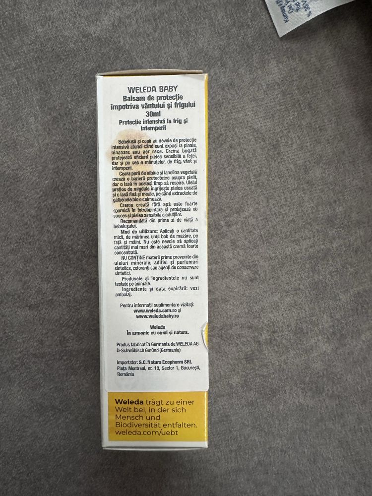 Balsam de protectie impotriva vantului si frigului Weleda