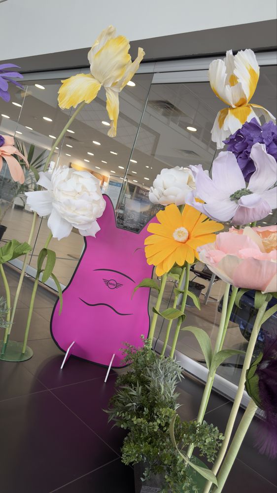 Decor flori gigant