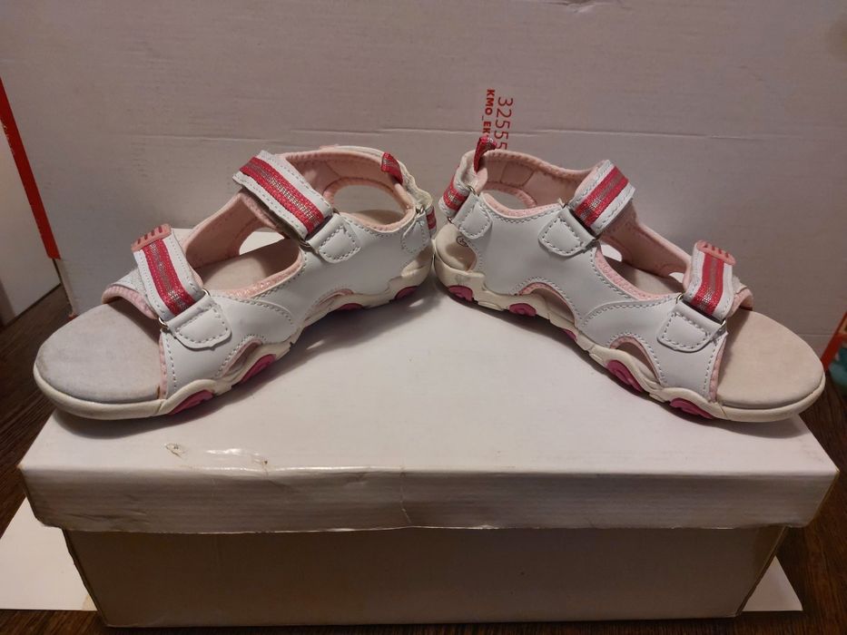 Sandale fete cu scai/velcro, piele ecologica, nr. 33 - NOI