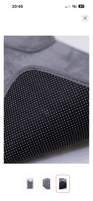 Комплект ковриков 80x50 см, полиэстер, микрофибра