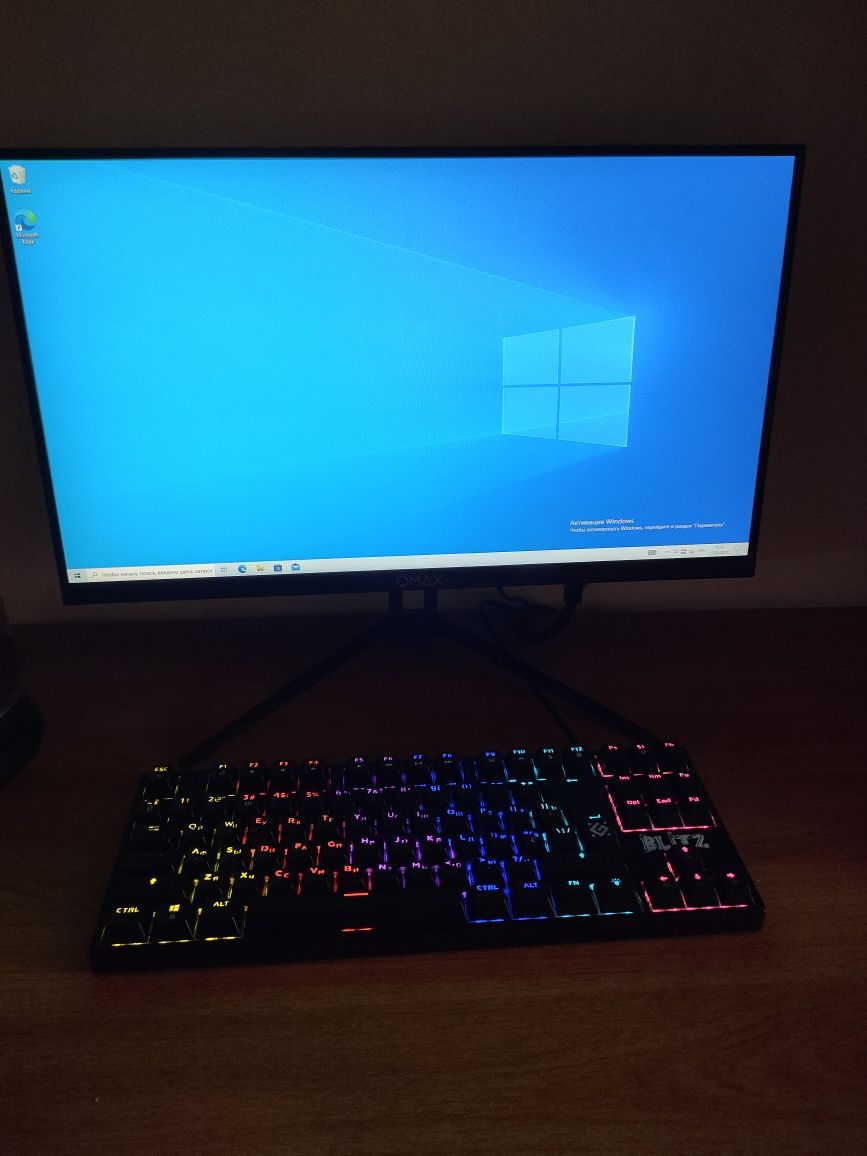 Игровой ПК + Монитор + Клава — RX 6600 XT / i3-9100F / 16GB ОЗУ