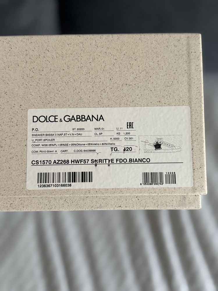 Pantofi Dolce Gabbana Portofino, marimea 42