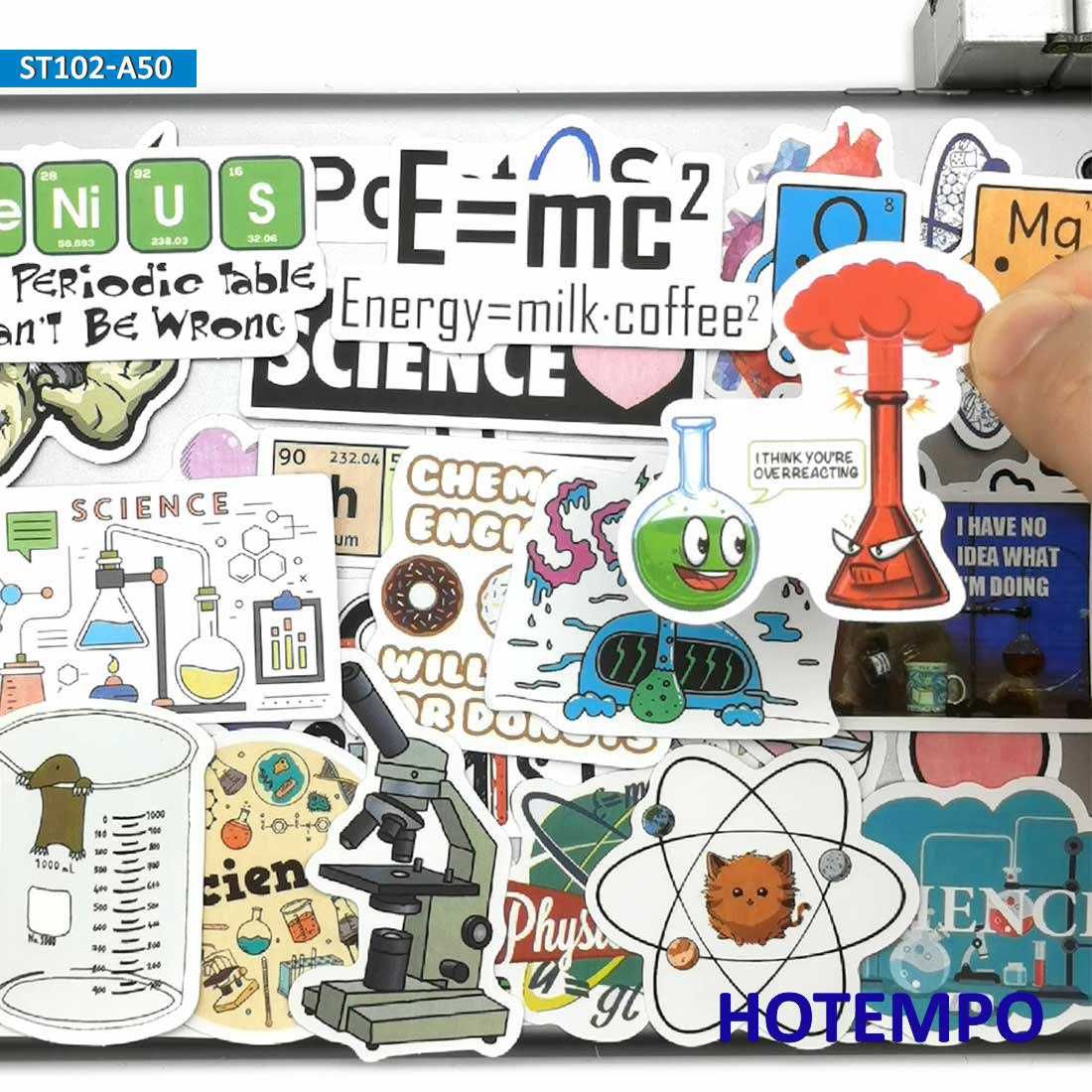 Стикери за декорация 50x - Наука/Physic/Chemistry/Biology/Science