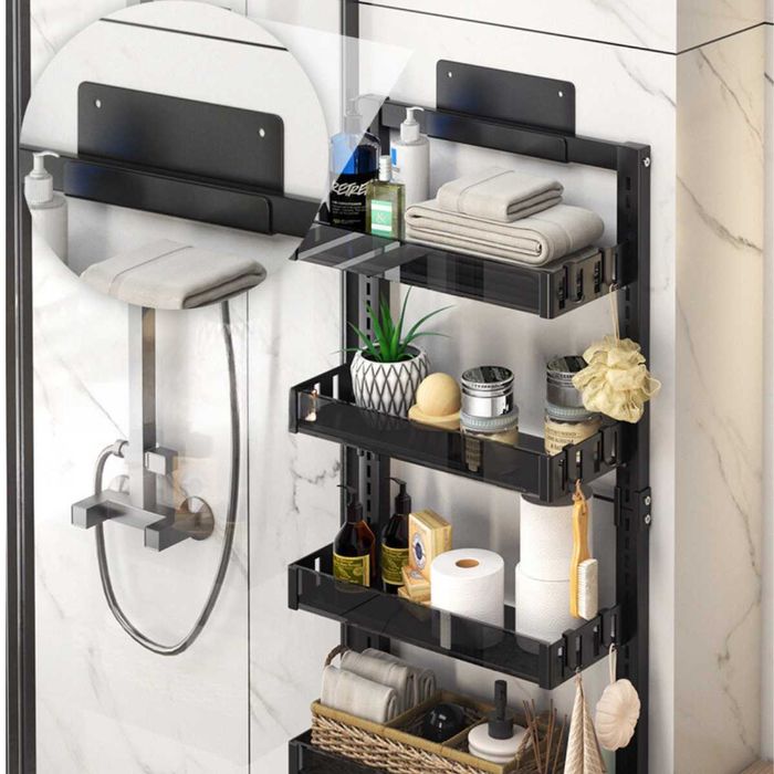 Raft universal cu 4 Polite, otel inoxidabil, Etajera Multifunctionala
