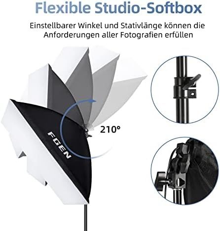 FGen Softbox Photo Studio Set/Studio foto set de 2