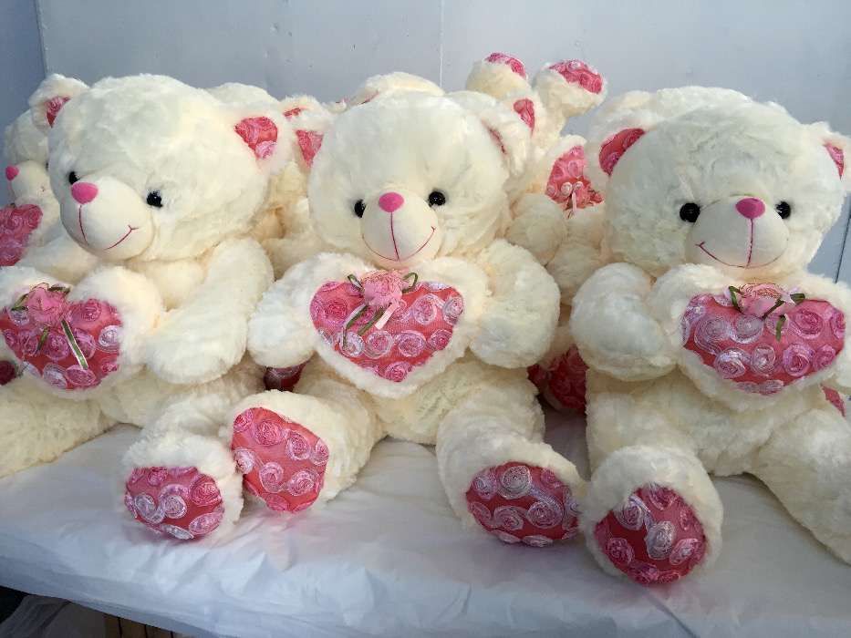 Ursulet,urs mare plus 55cm cadou copii jucarii noi,nou frumos pufos