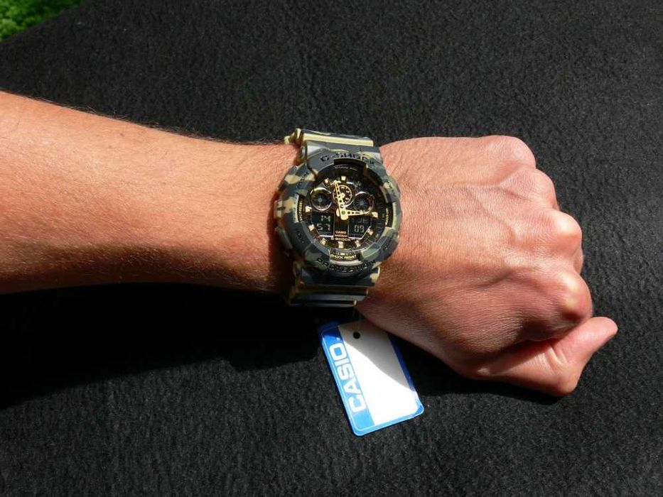 Ceas Sport CASIO G-SHOCK GA-100 CAMUFLAJ Edition-NOU 2025 !!!