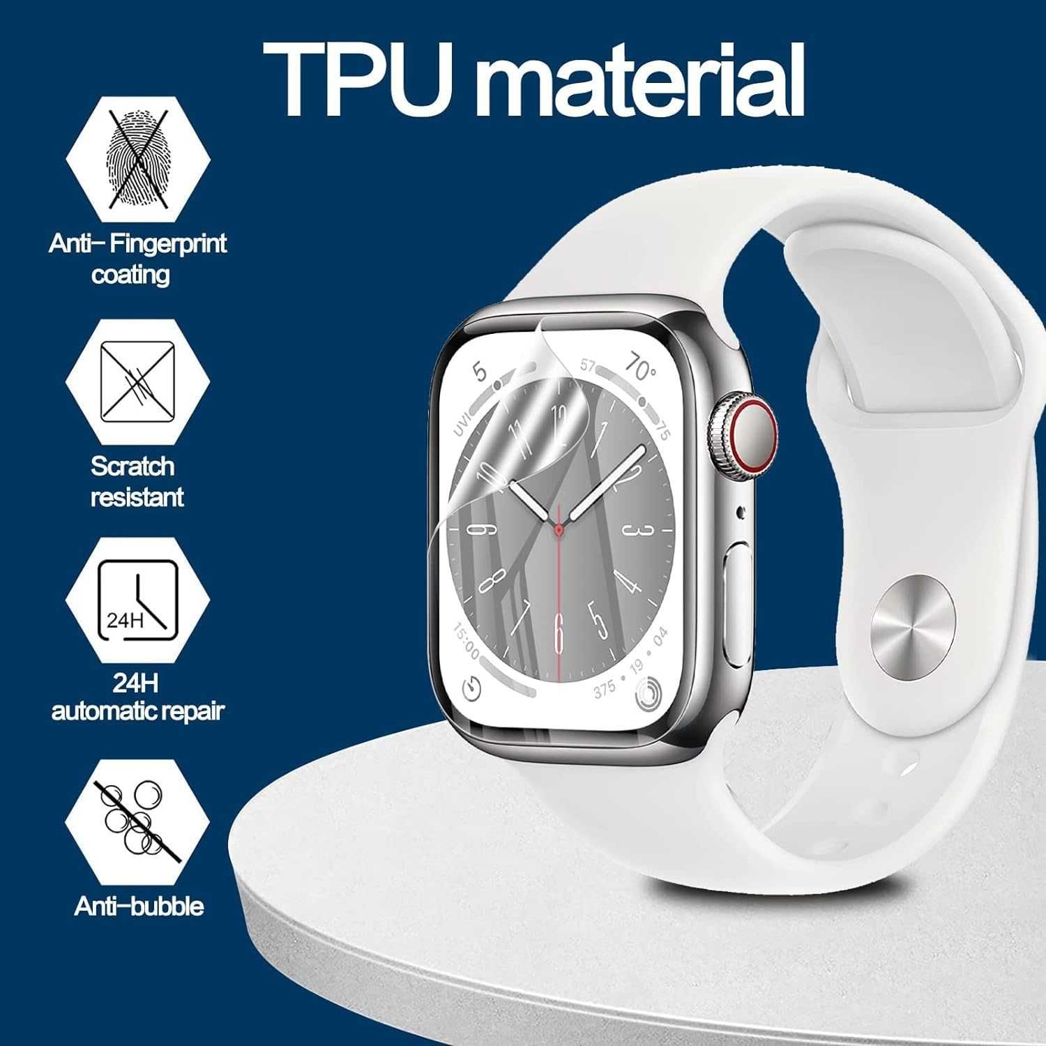 5D Hydrogel протектор за Apple Watch iWatch (всички модели)