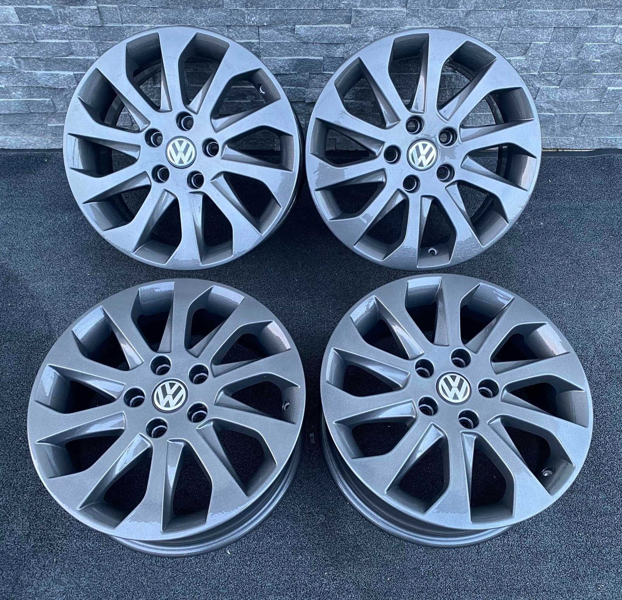set Jante aliaj r16 5x112 originale vag vw skoda seat golf octavia