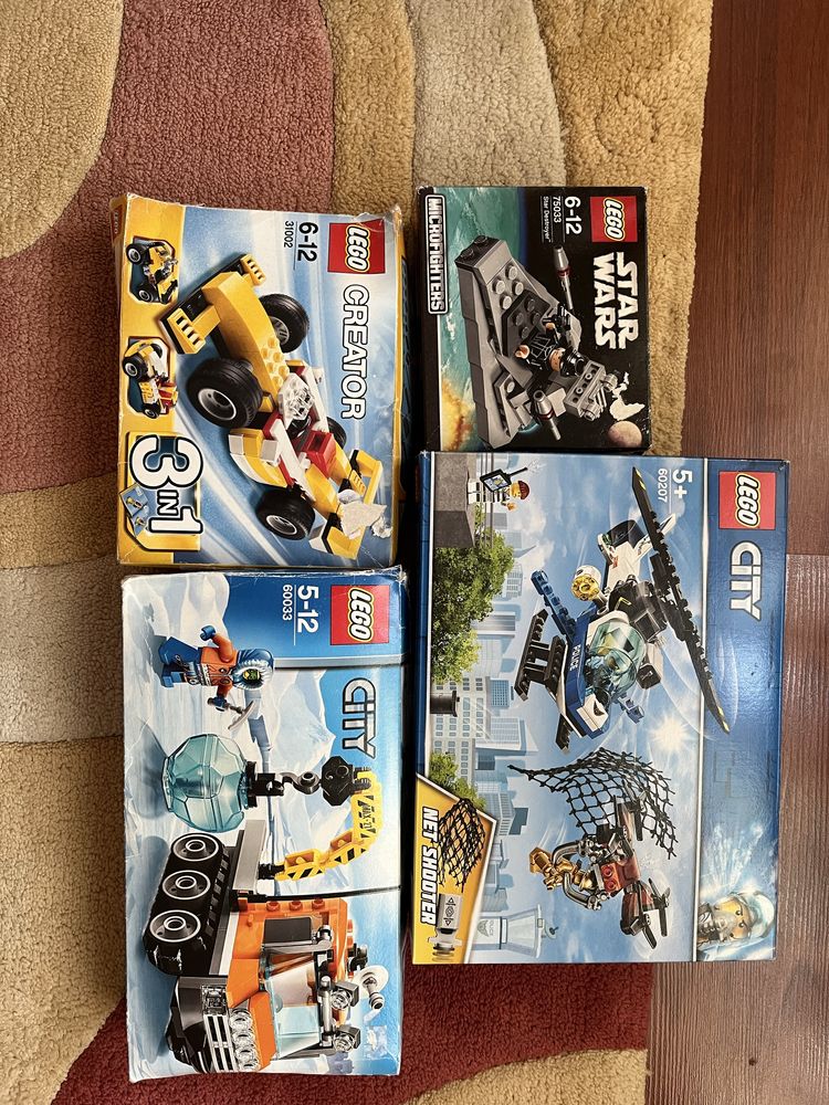 Lego creator, city, star wars, ninjago и други