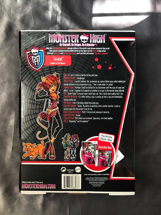 2011 Monster high Монстер хай НРФБ