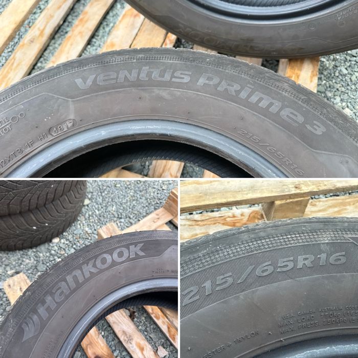 4бр. Летни Гуми 215/65R/16 -HANKOOK- DOT:4817  *80лв. за 4бр.*