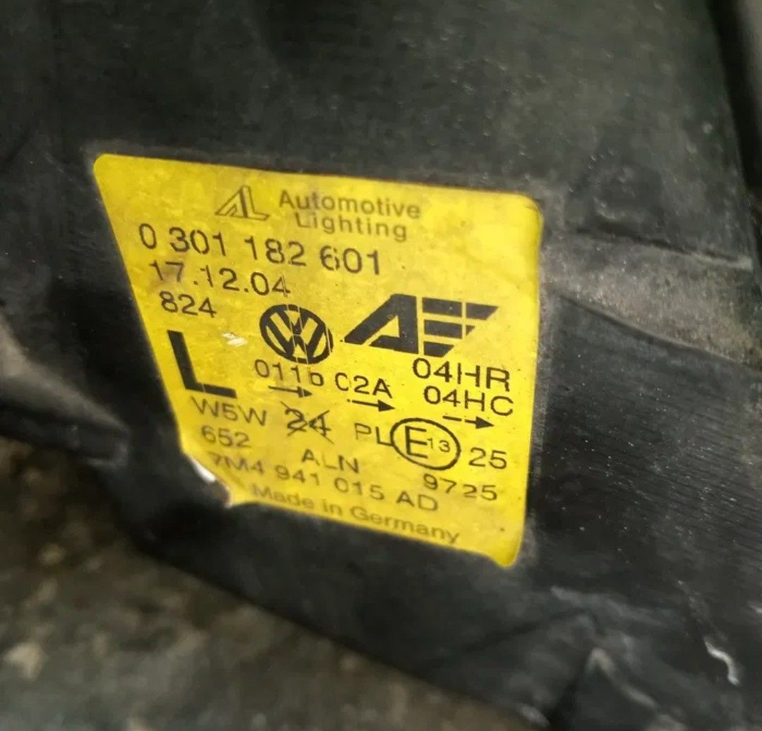 Фарове vw Sharan opel zafira a