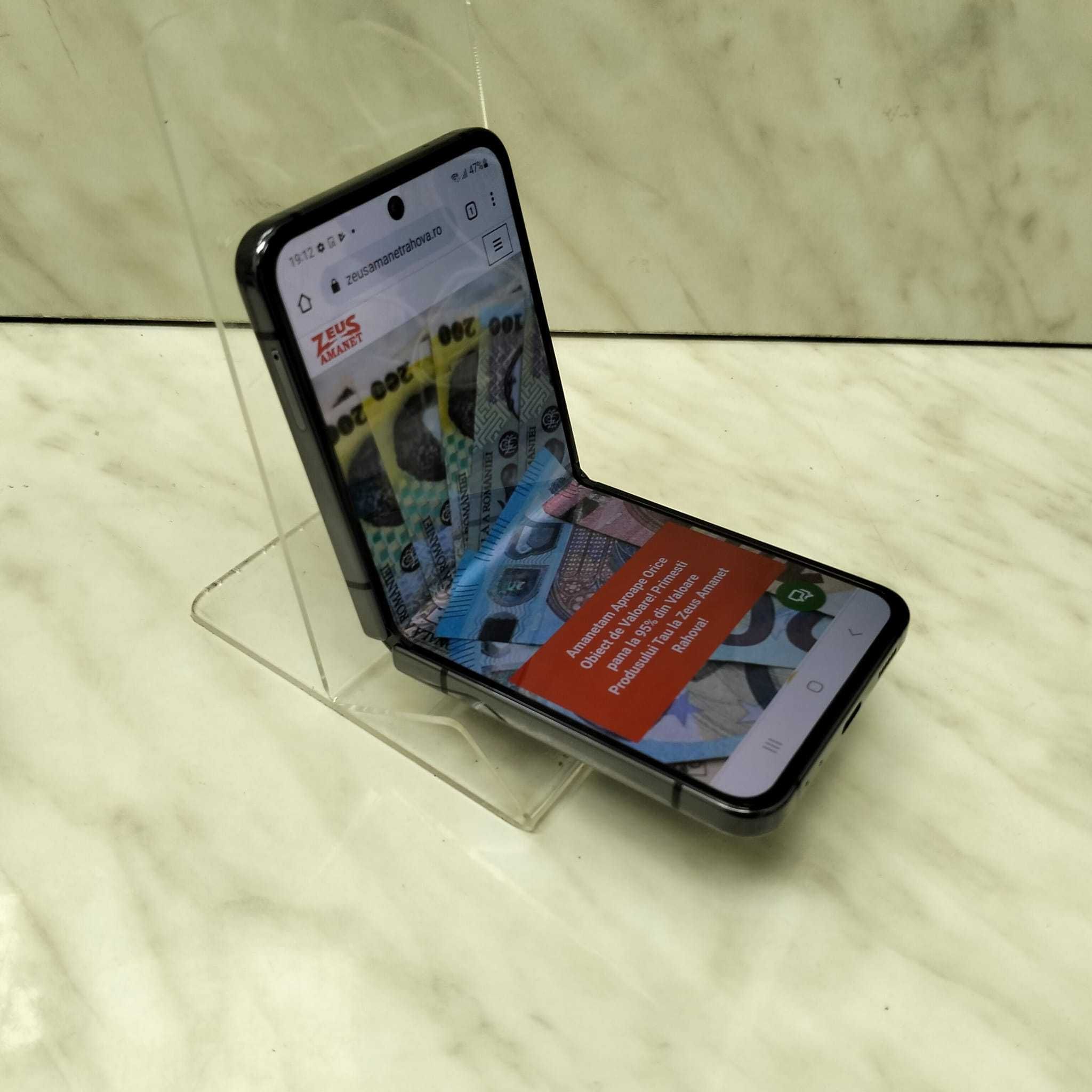 Telefon Samsung Galaxy Z Flip 4 128GB Negru Zeus Amanet 28619