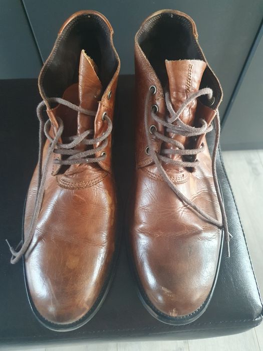 Ghete barbati vintage din piele naturala 44