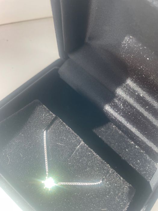 Lanț din platina cu diamant natural