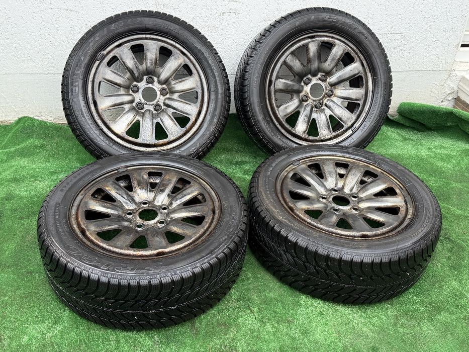 Jante Tabla 5x112 R16 + Cauciucuri Iarna Aproape  NOI 205/55/R16