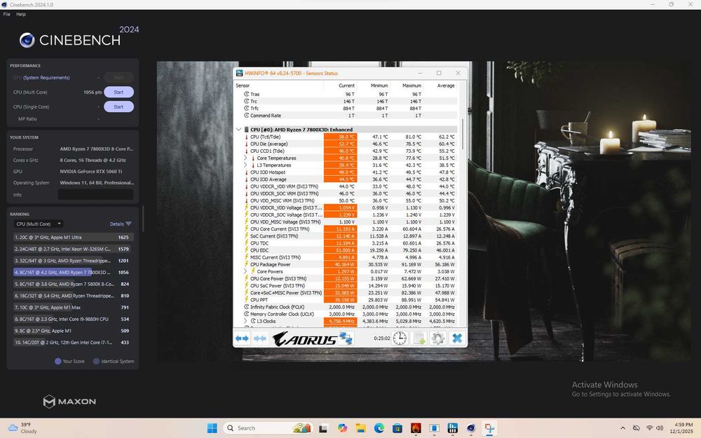 PC Gaming Ryzen 7 7800X3D RTX 5060 Ti 16GB