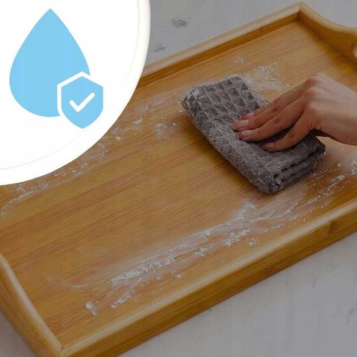 Сгъваема бамбукова масичка за лаптоп и закуска в леглото Ruhhy