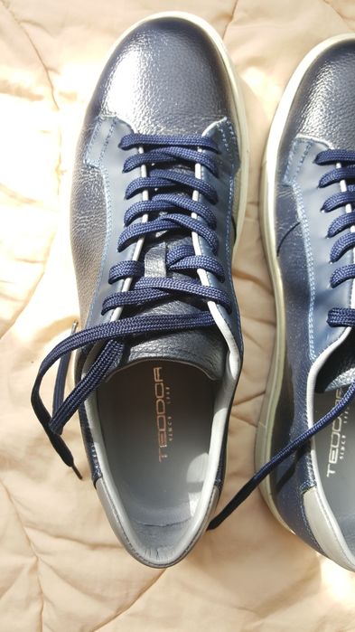 ЕСТЕСТВЕНА кожа /дължина на стелката вътре- 28см./ ЧИСТО Нови