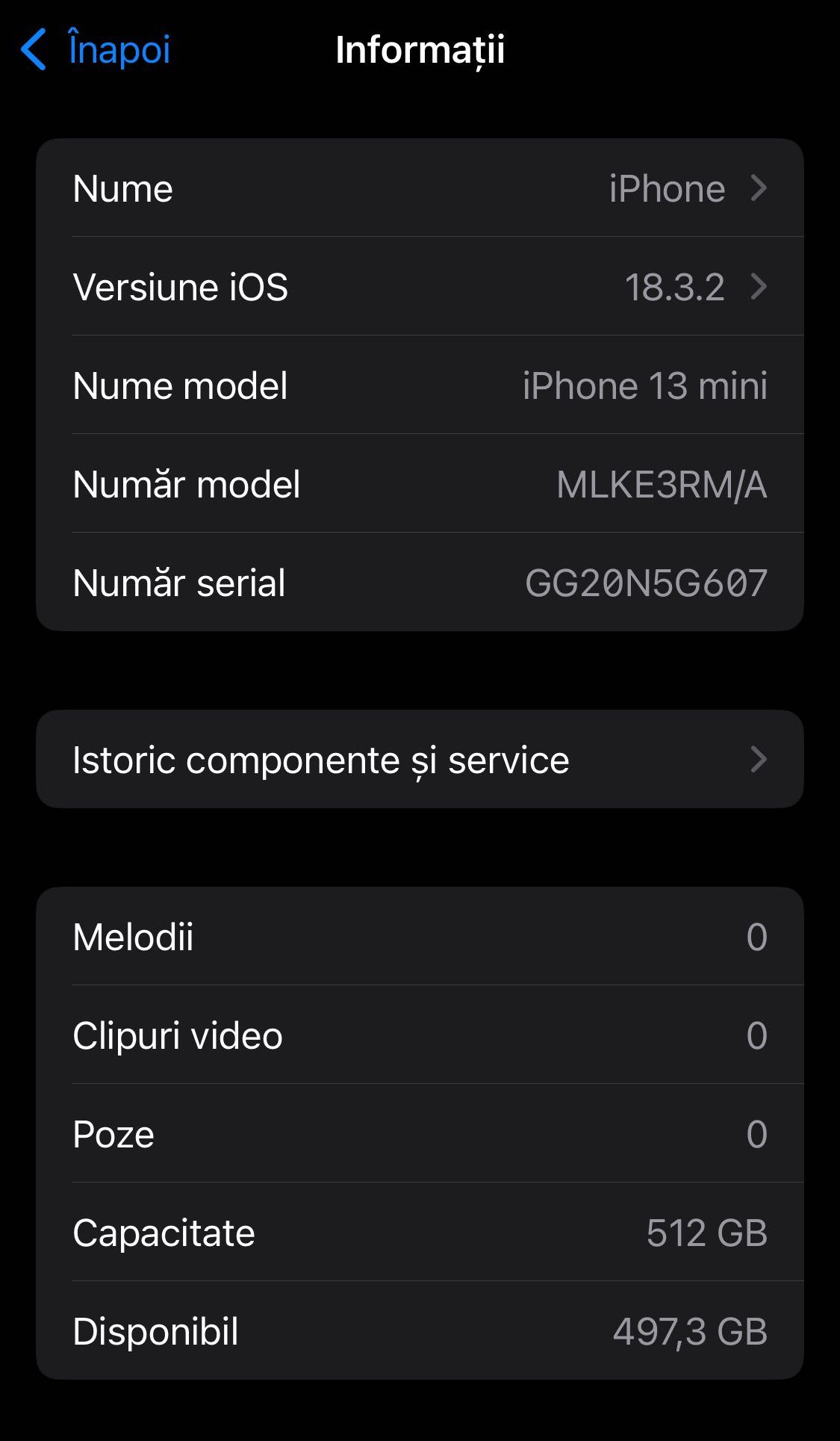 Vând iPhone 13 Mini Red Edition – 512GB, stare impecabilă