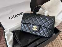Кожена чанта Chanel