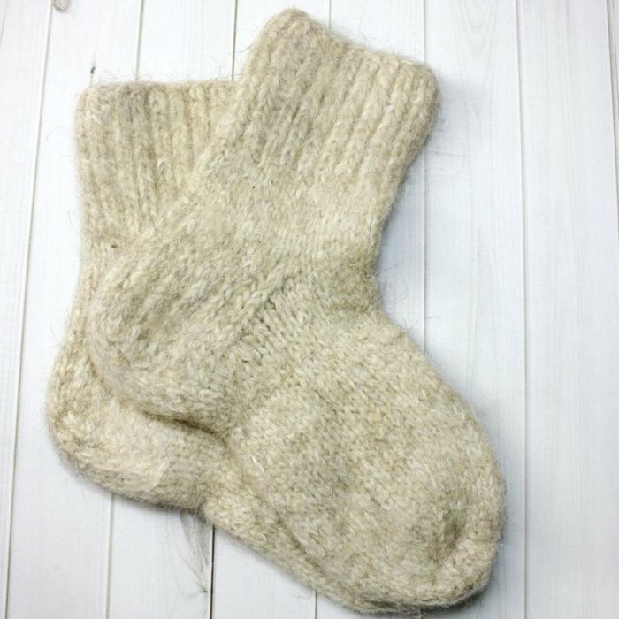 Носки вязаные шерстяные 2500