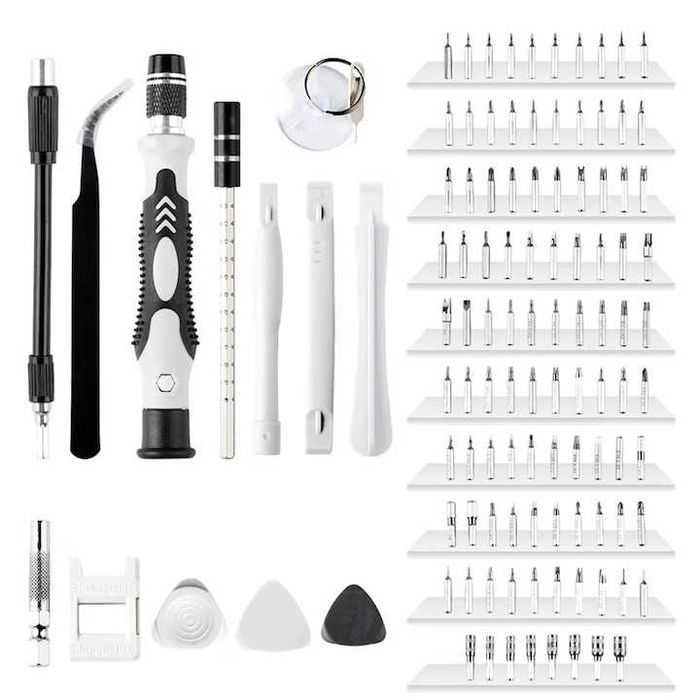 Set surubelnite de precizie pentru reparatii electronice, 115 buc,nou