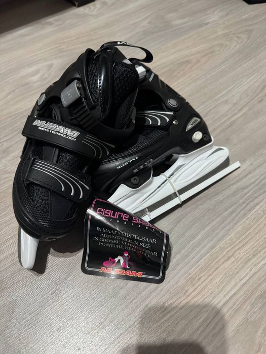 Кънки за лед Nijdam – регулируеми, висок клас | Размери 30–33 и 34–37