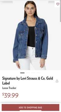 Куртка джинсовая женская Levis 46