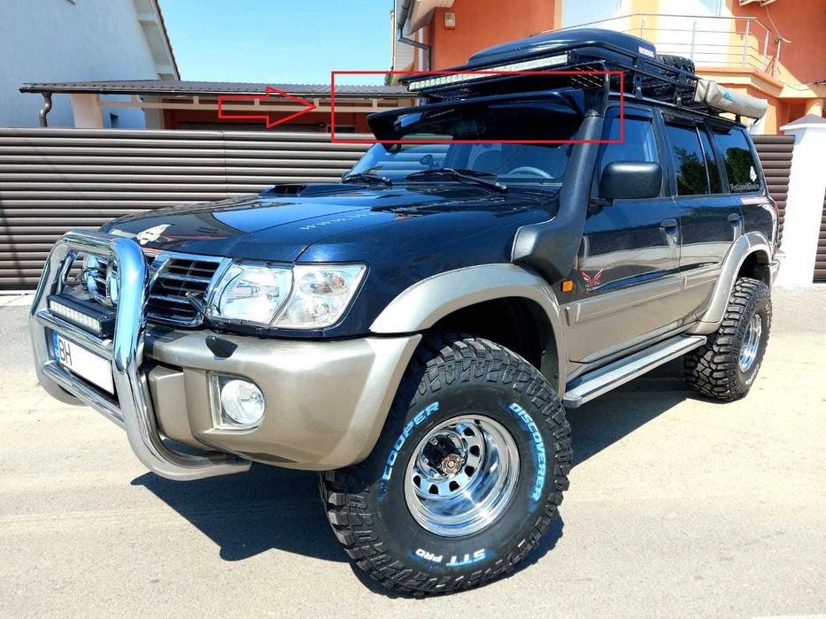 PARASOLAR Nissan PATROL Y61 Fibra - Potriveste pe Normal sau Utilitar