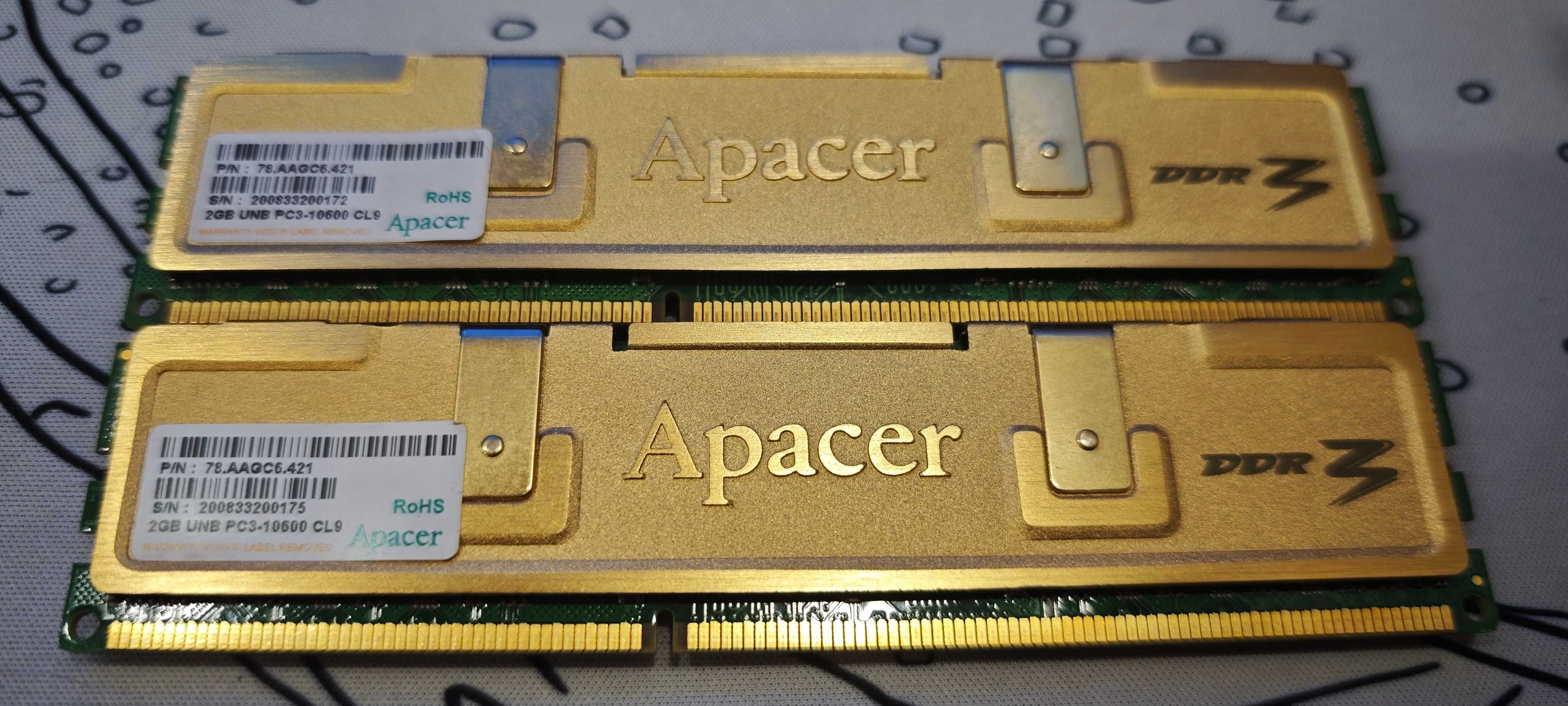 Apacer DDR3 2Gb 1333Mh 2шт.