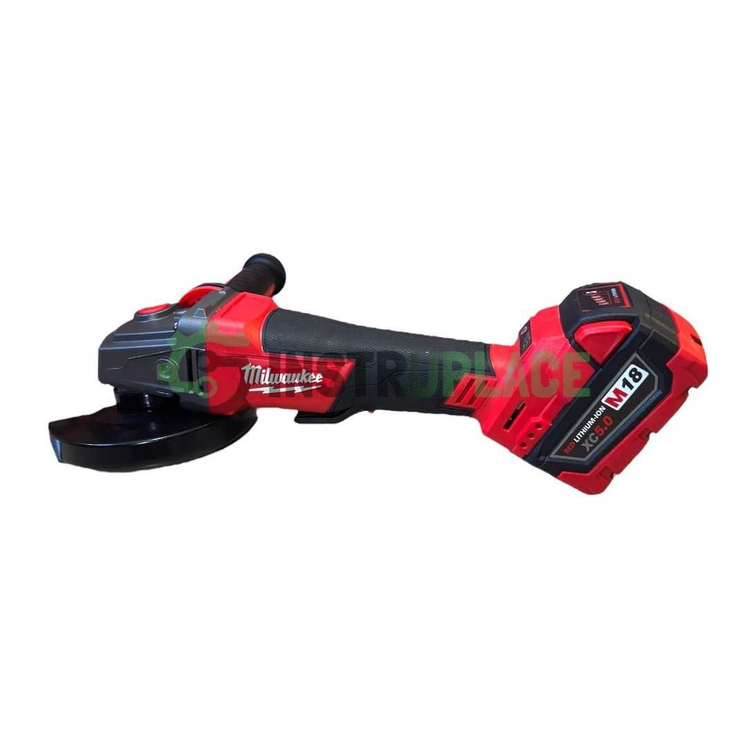 Акумулаторен БЕЗЧЕТКОВ Ъглошлайф milwaukee 18V 5Ah ФЛЕКС