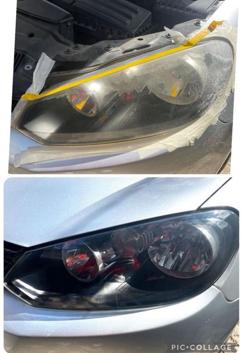 Polish faruri cu polimer  •polimerizare• Polimer faruri/reconditionare