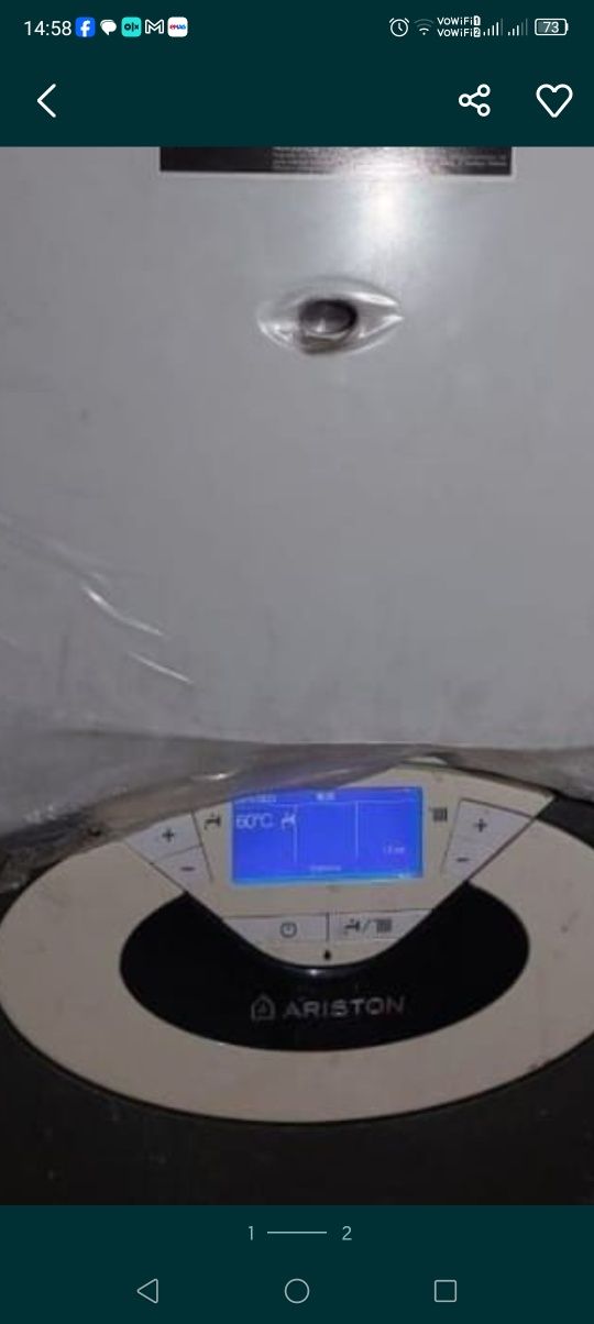 Centrala pe gaz Ariston de 28 kw