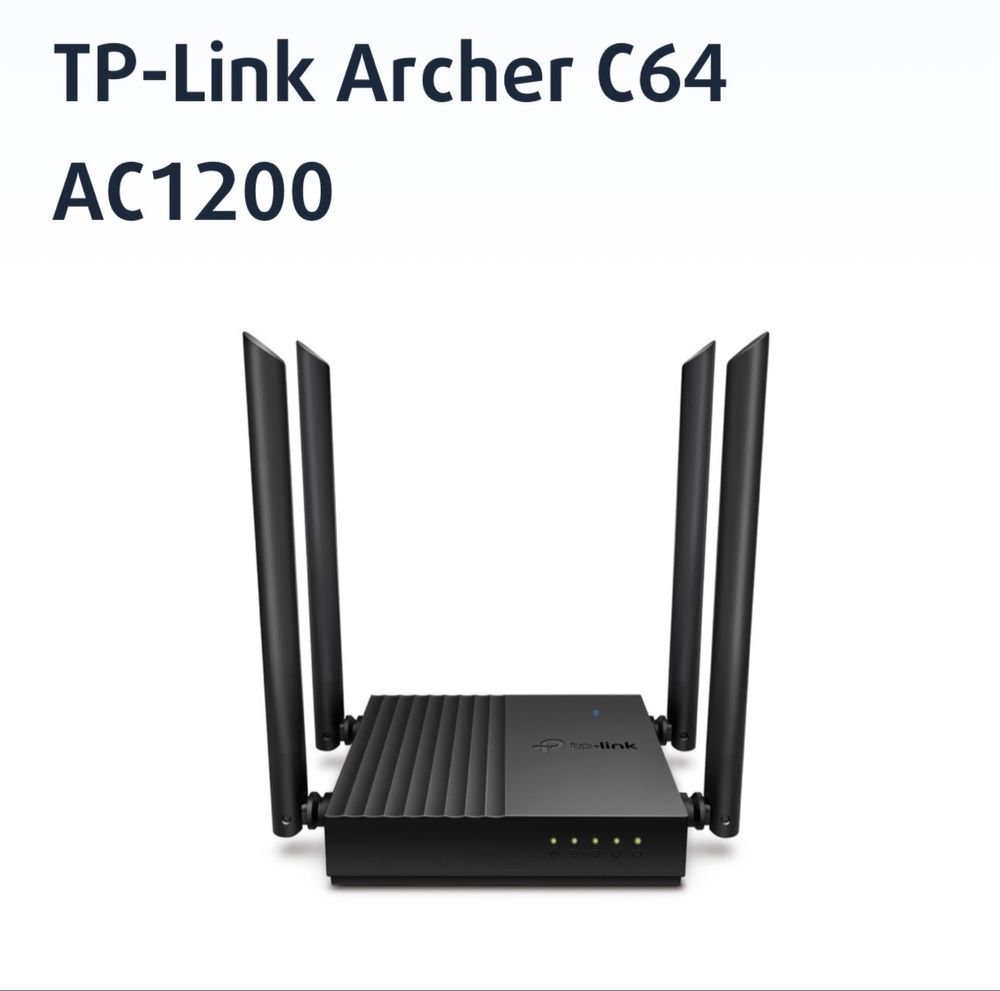 Продава рутер Tp - link C 64 AC 1200 mu -mimo