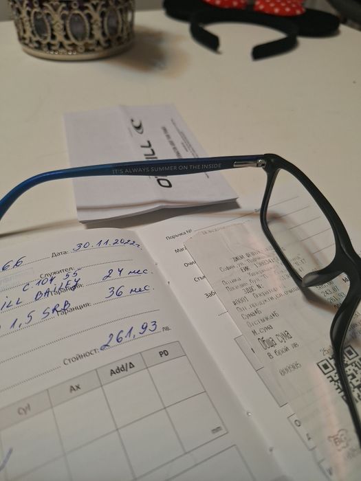 Очила за компютър срещу синя светлина Seiko и О'neill гаранция